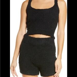 skims - cozy knit set (onyx)